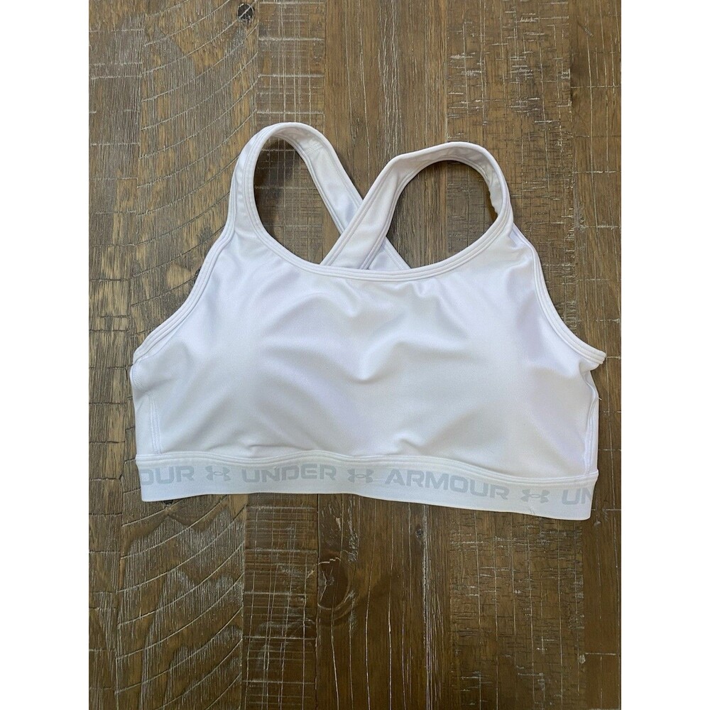 Under Armour Women’s 1X White Cross Back Sports Bra